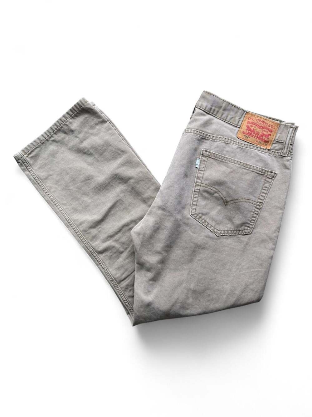 Levi's 514 Straight Fit Corduroy Pants Beige Men's W36 L30